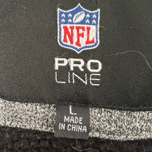 Baltimore Ravens NFL Pro Line Fleece Lined Warm Jacket Hooded Zip SIZE LARGE - Picture 7 of 8